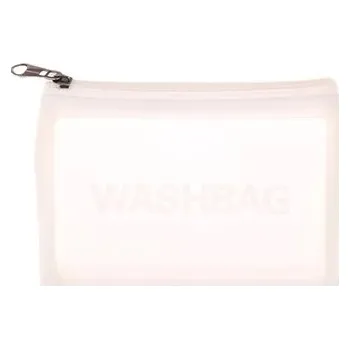 Kosmetická taška Kosmetická taštička LOGparts Kosmetyczka wodoodporna basen biała 12x16.5 bílá