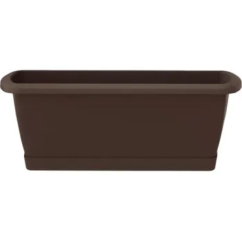 Květináč Květináč plastový hnědý 39,2 cm RESPANA