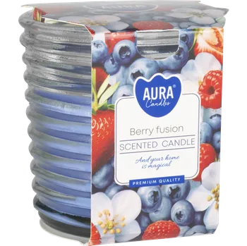 Bytová dekorace Svíčka ve skle aroma Berry fusion
