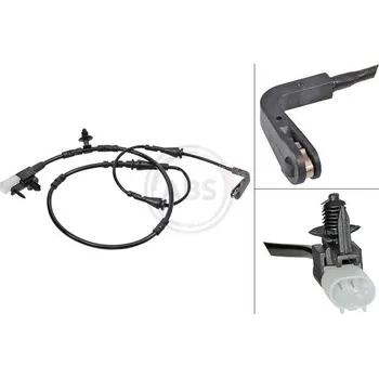 Brzdová destička Výstražný kontakt, opotřebení obložení A.B.S. 39918