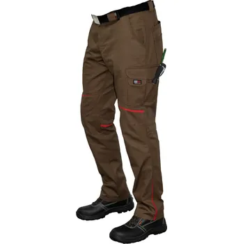 Pracovní obuv PRACOVNÍ KALHOTY DuduWork Hnědé, velikost 48