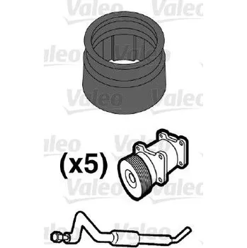 Chladič motoru Těsnění, potrubí chladiva VALEO 509552