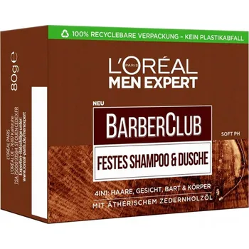 Šampon L'Oréal Men Expert BarberClub 80 g šampon na vlasy v kostce