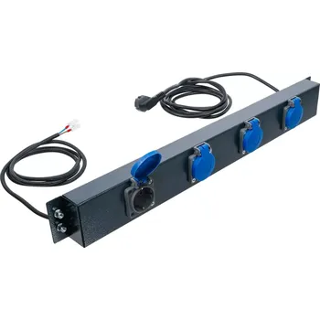Elektrická zásuvka BGS 80190 Napájecí lišta pro systém nástěnných skříněk, 4 zásuvky