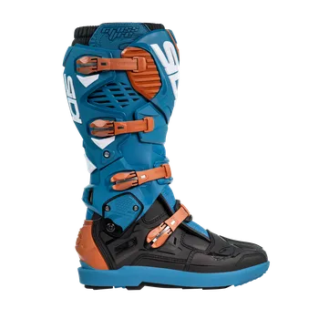 Moto obuv SIDI MOTOKROSOVÉ BOTY SIDI CROSSFIRE 3 SRS petrol/bronze Modrá 46