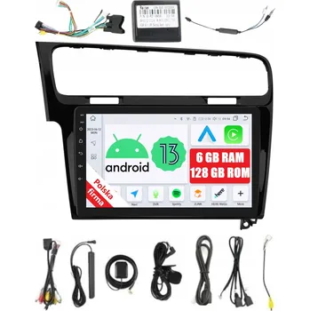 Autorádio 2DIN AUTORÁDIO S NAVIGACÍ ANDROID VOLKSWAGEN GOLF 7 6/128GB DSP CARPLAY LTE