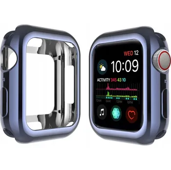 Pouzdro na mobilní telefon LUXUSNÍ SILIKONOVÉ POUZDRO V VESMÍRNÉ ŠEDÉ BOJI PRO APPLE WATCH 42MM