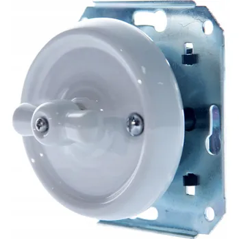 vypínač Dvojitý spínač JLM A0023 pro zapuštěnou montáž, bílý