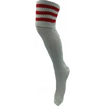 Štulpny Fotbalové štulpny bílé vel. 35-39