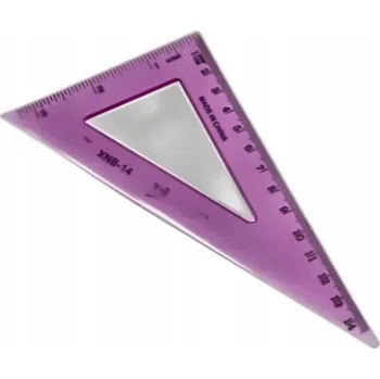 pravítka Pravítko trojúhelník 15 cm - nepostradatelné v geometrii