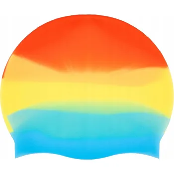 Plavecká čepice pro dospělé Silikonová Aqua-sport červená