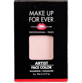 Make-up Jednotlivý lisovaný rozjasňovač Make Up For Ever Artist Face Color růžový odstín H 5 g