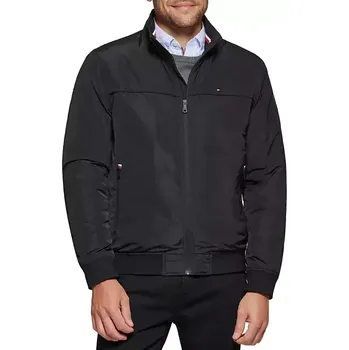 Pánské tričko Tommy Hilfiger pánská bunda, bomber Golf Bomber černá XL