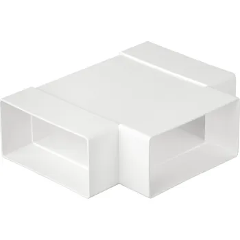 Bezpečnostní kamera T-ROZDĚLOVAČ PRO SPOJOVÁNÍ PLOCHÝCH KANÁLŮ 110x55 BÍLÝ