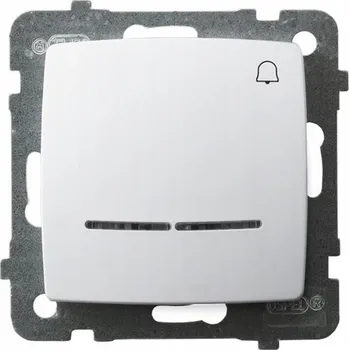 vypínač Jednopólový vypínač pod omítku Ospel bílý ŁP-6SS/m/00