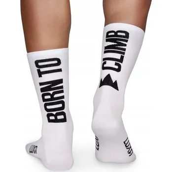 Pánské ponožky Cyklistické Ponožky Luxa Born To Climb Bílé - M