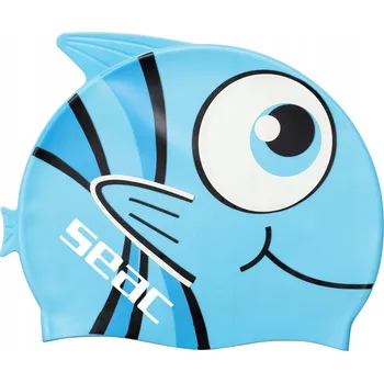 Silikonová plavecká čepice pro děti SEAC rybka + plavecké brýle