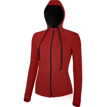 Dámská mikina KARMINA dámská merino mikina - Červená 3169 / XXL / Červená