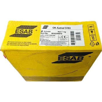Příslušenství ke svářečce Svařovací drát na hliník ESAB OK AUTROD 5183 průměr 2,4 mm, 7 kg AlMg4,5Mn