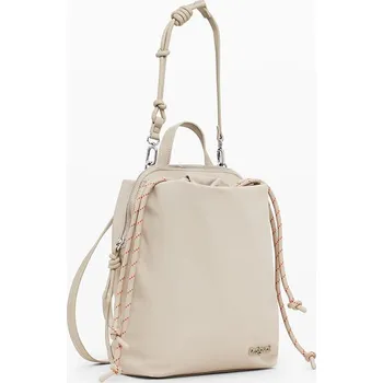 Městský batoh Dámský batůžek DESIGUAL 25SAKY21 1008 BACK PRIORI SUMY MINI SPORT ECRU 1008 WHITE velikost U