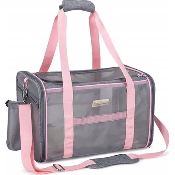 přepravka pro zvíře Batoh přepravka pro psa tkanina Truelove šedá L 48,5 cm x 29,5 cm x 30,5 cm