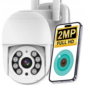 IP kamera Venkovní WIFI Otočná Kamera ICSEE 2MPx SLEDOVÁNÍ POHYBU 1080p FULL HD SD
