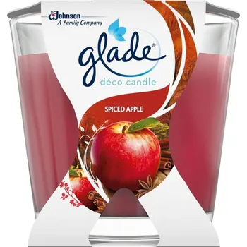 Svíčka Glade Spiced Apple Jablko a skořice vonná svíčka doba hoření až 30 hodin 70 g