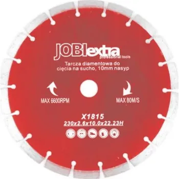 Příslušenství k brusce Diamantový kotouč JOBIextra X1815 pro suché řezání 230mm