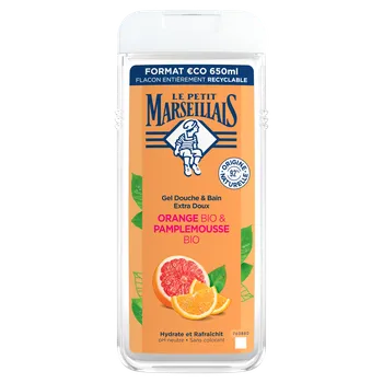 Koupelová kosmetika Le Petit Marseillais Bio sprchový gel, 650 ml