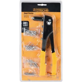 Kleště Kleště nýtovací 10”/250 mm + 60 ks nýtů (2,4-4,8 mm) HOTECHE (160105)
