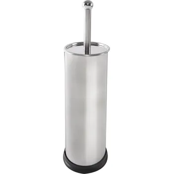 WC štětka WC kartáč do koupelny, ocelový + nádoba