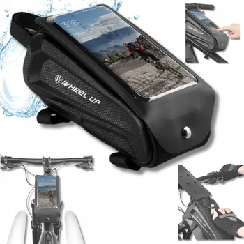 brašna na kolo CYKLISTICKÁ BRAŠNA NA RÁM, DRŽÁK NA TELEFON NA KOLO, voděodolné pouzdro odnímatelné