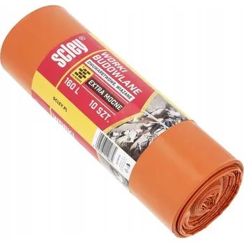 Pytle na odpadky Stavební pytle na odpad EXTRA SILNÉ 160l 10 Ks. SILNÉ 60 µm Scley