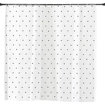 Sprchový závěs Závěs sprchový tečkový 180x180 bílý
