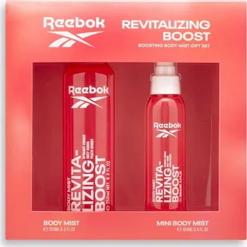 Tělový sprej REEBOK sada BODY MIST Revitalizing Boost tělový sprej 250ml + 100ml