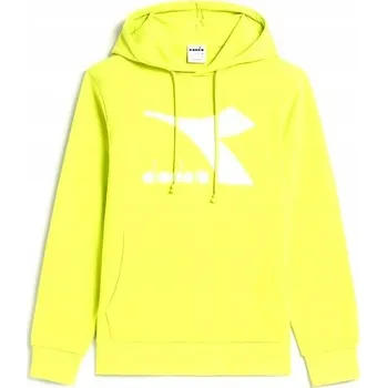 Pánská mikina MIKINA S KAPUCÍ DIADORA HOODIE CHROMIA PÁNSKÁ ŽLUTÁ XL