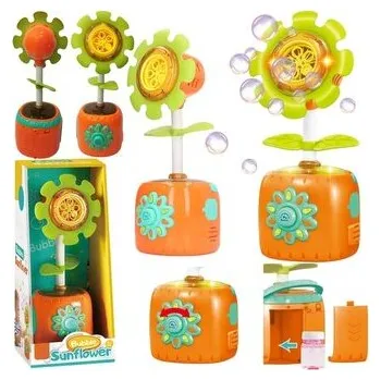 Hra na zahradu Maszynka do baniek mydlanych automatycz słonecznik
