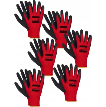 Pracovní rukavice Rukavice X-RED velikost 7 - S, 6 párů