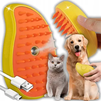 Péče o srst a drápky Pro kočky ZeeTech Parní kartáč pro psa kočku masážní přístroj hřeben Elektrický kartáč na srst