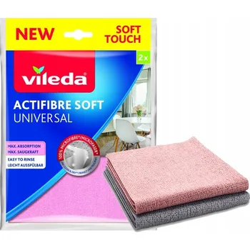 Utěrka ŚCIERKI ŚCIERECZKI KOMPLET VILEDA ACTIFIBRE SOFT 32X27CM 2 KUSY