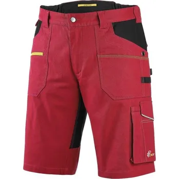 pracovní kraťasy CXS Kraťasy STRETCH, pánské, červeno-černé, vel. 48
