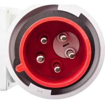 Elektrická zásuvka Elektrická Zásuvka rozbočka Pce červená (červený)