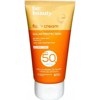 Přípravek na opalování Ochranný krém na obličej 50 ml SPF 50+ be beauty