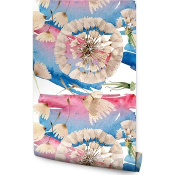 Fototapeta Tapeta do jídelny: semena pampelišky, luční květy