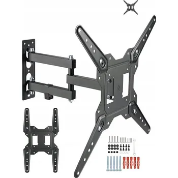 Televizní držák OTOČNÝ POHYBLIVÝ DRŽÁK NA TELEVIZI 24 PALCŮ PEVNÝ NÁSTĚNNÝ HÁK RAMENO