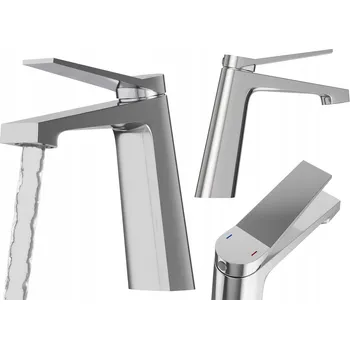 Vodovodní baterie Stojánková umyvadlová baterie Granitan SELVA stříbrná