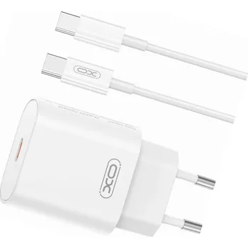 Rychlá nabíječka XO 25W se 2 vstupy a kabelem USB-C pro Xiaomi POCO C65