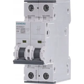 Jistič Jistič Siemens 5SY6204-7 2P 4A C 6kA 400V