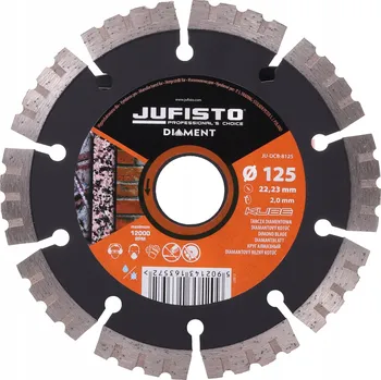 Řezný kotouč Diamantový kotouč 115 x 22.2 mm, ostří KU, pro tvrdé materiály
