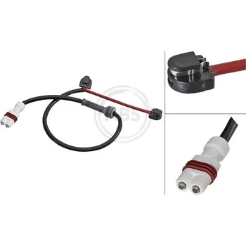 Brzdová destička Výstražný kontakt, opotřebení obložení A.B.S. 39660